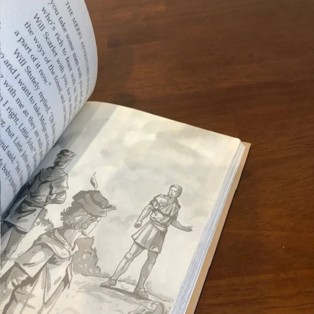 The Merry Adventures Of Robin Hood Hardcover Book - Picture 9 of 12